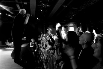 VNV Nation and an excited festival crowd.
