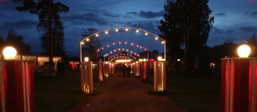 Festival area.