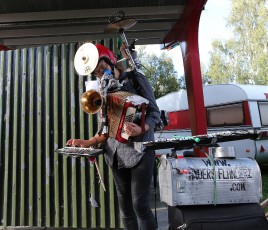 A One Man Band, playing sci-fi classics and caused general mayhem at the entrance.